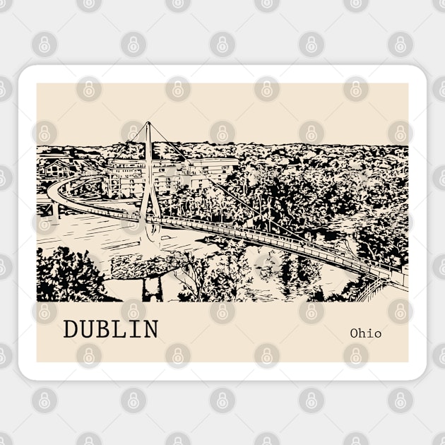 Dublin Ohio Magnet by Lakeric